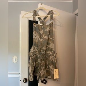 Vintage Havana overall shorts.